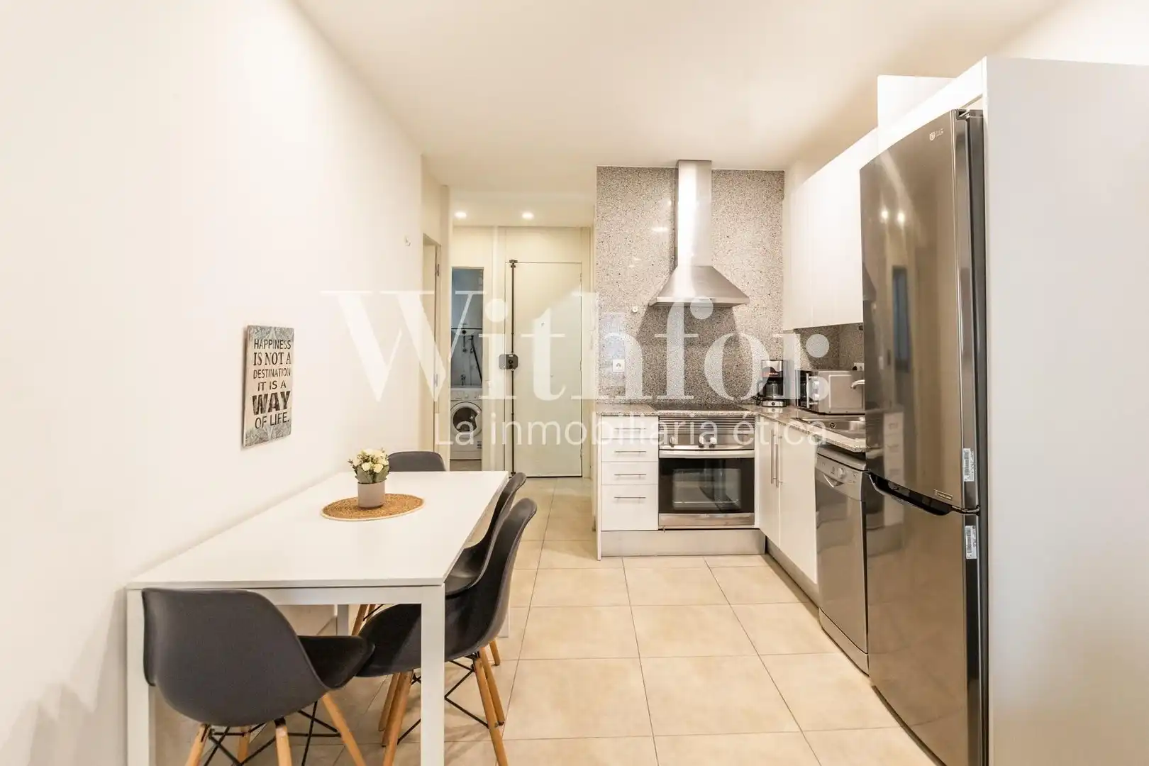 Kitchen of Flat for sale in Barcelona  with Air Conditioner, Heating and Balcony
