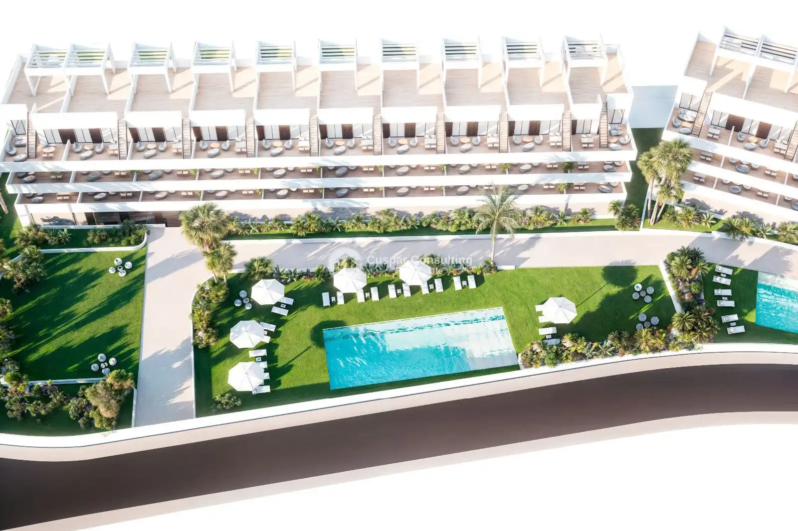 Jardín de Apartamento en venta en Finestrat con Calefacción, Terraza y Piscina