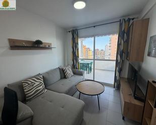 Sala d'estar de Apartament en venda en Benidorm amb Aire condicionat, Calefacció i Jardí privat