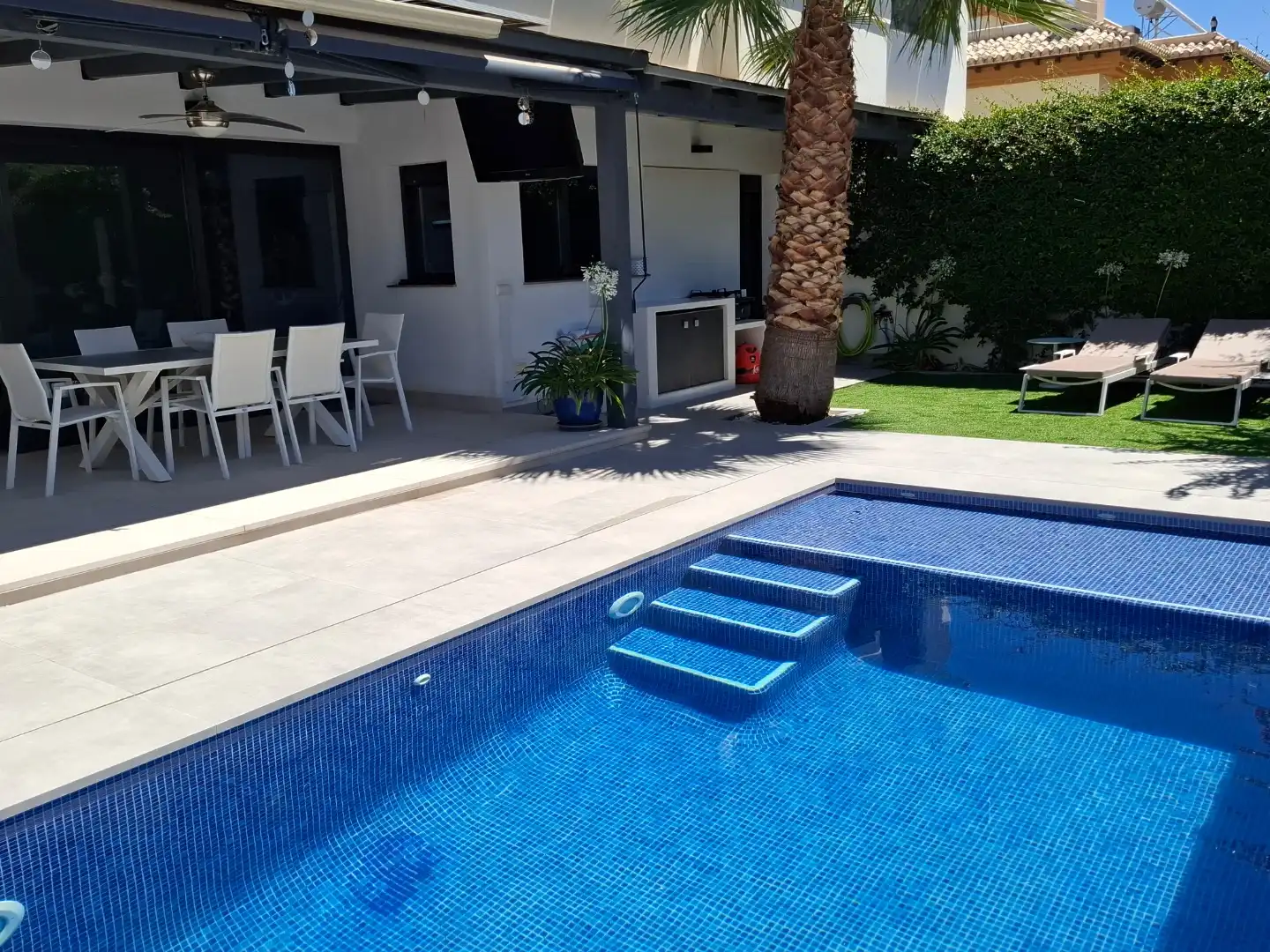 Swimming pool of Houses for rent in La Zubia  with Air Conditioner, Heating and Private garden