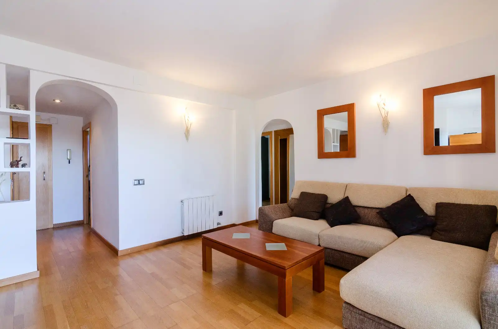 Sala d'estar de Apartament en venda en Sant Vicenç de Montalt amb Calefacció, Terrassa i Traster