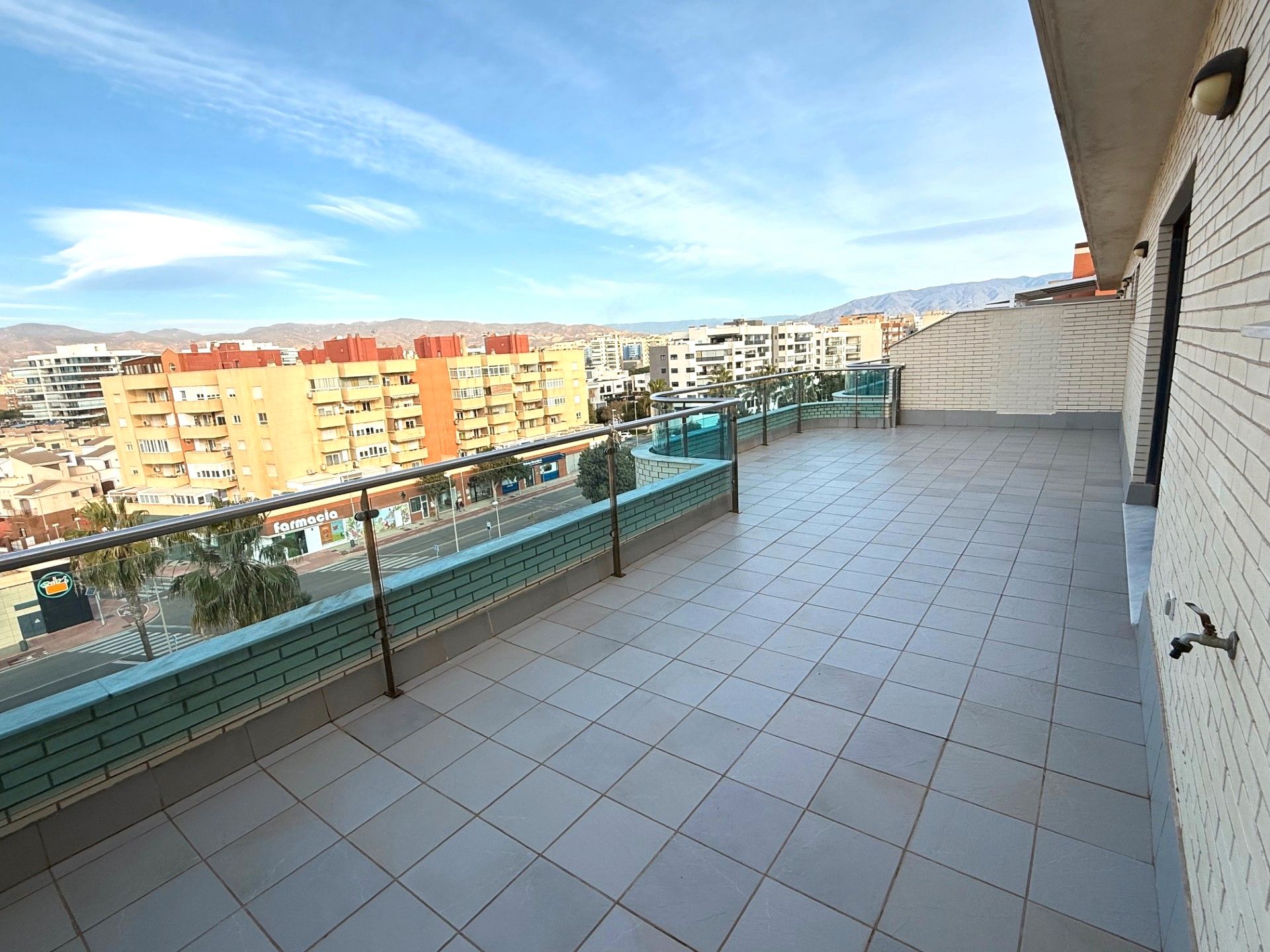 Terrace of Attic for sale in  Almería Capital  with Air Conditioner, Parquet flooring and Terrace