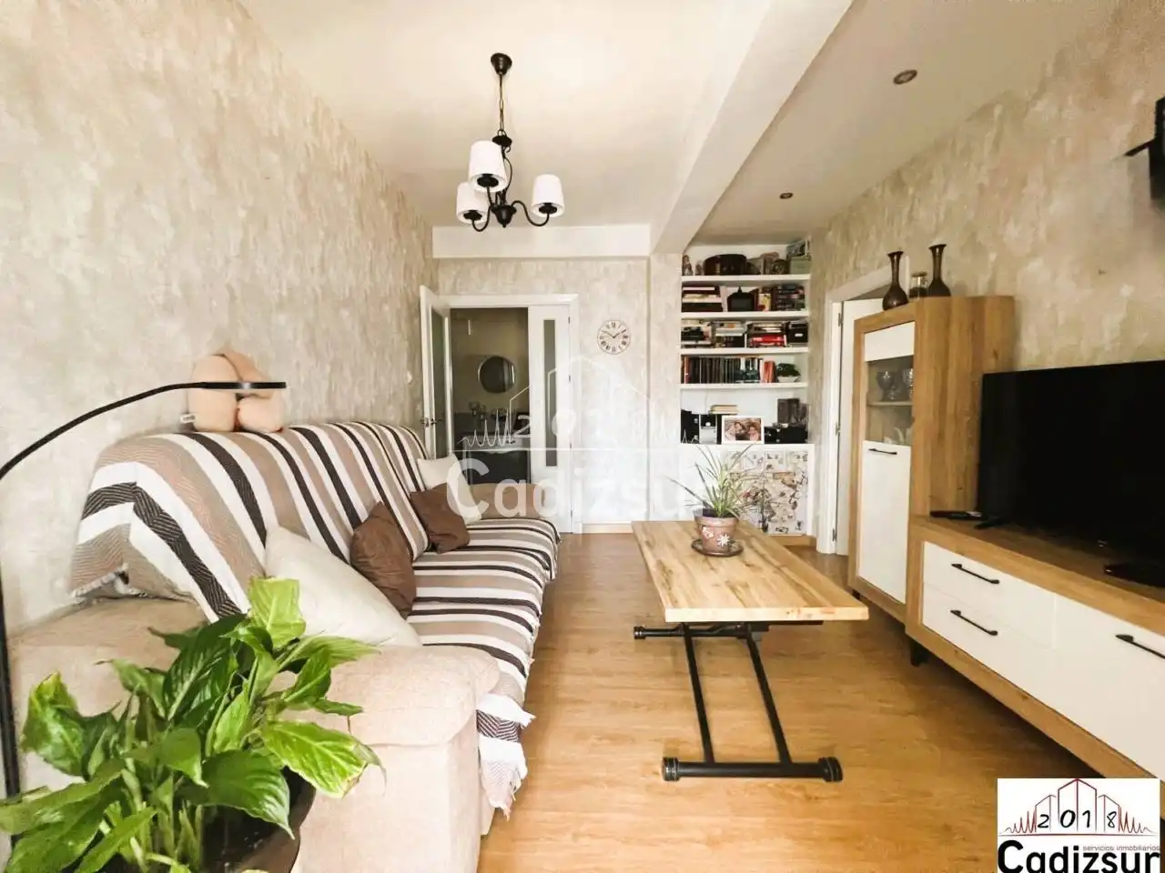 Living room of Flat for sale in San Fernando  with Air Conditioner, Parquet flooring and Terrace