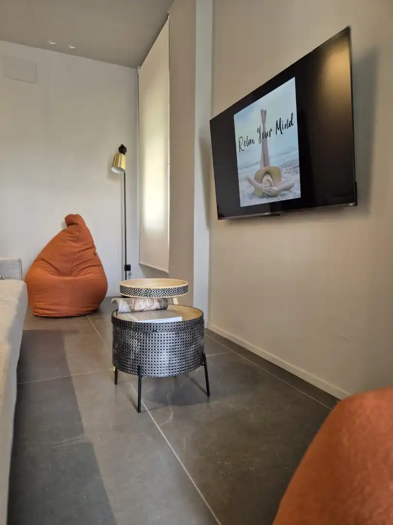 Living room of Houses for rent in Murcia  with Air Conditioner, Private garden and Furnished