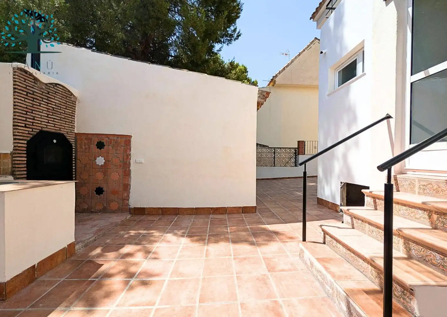 Terrasse von Maisonette zum Verkauf in Totana mit Klimaanlage, Privatgarten und Terrasse