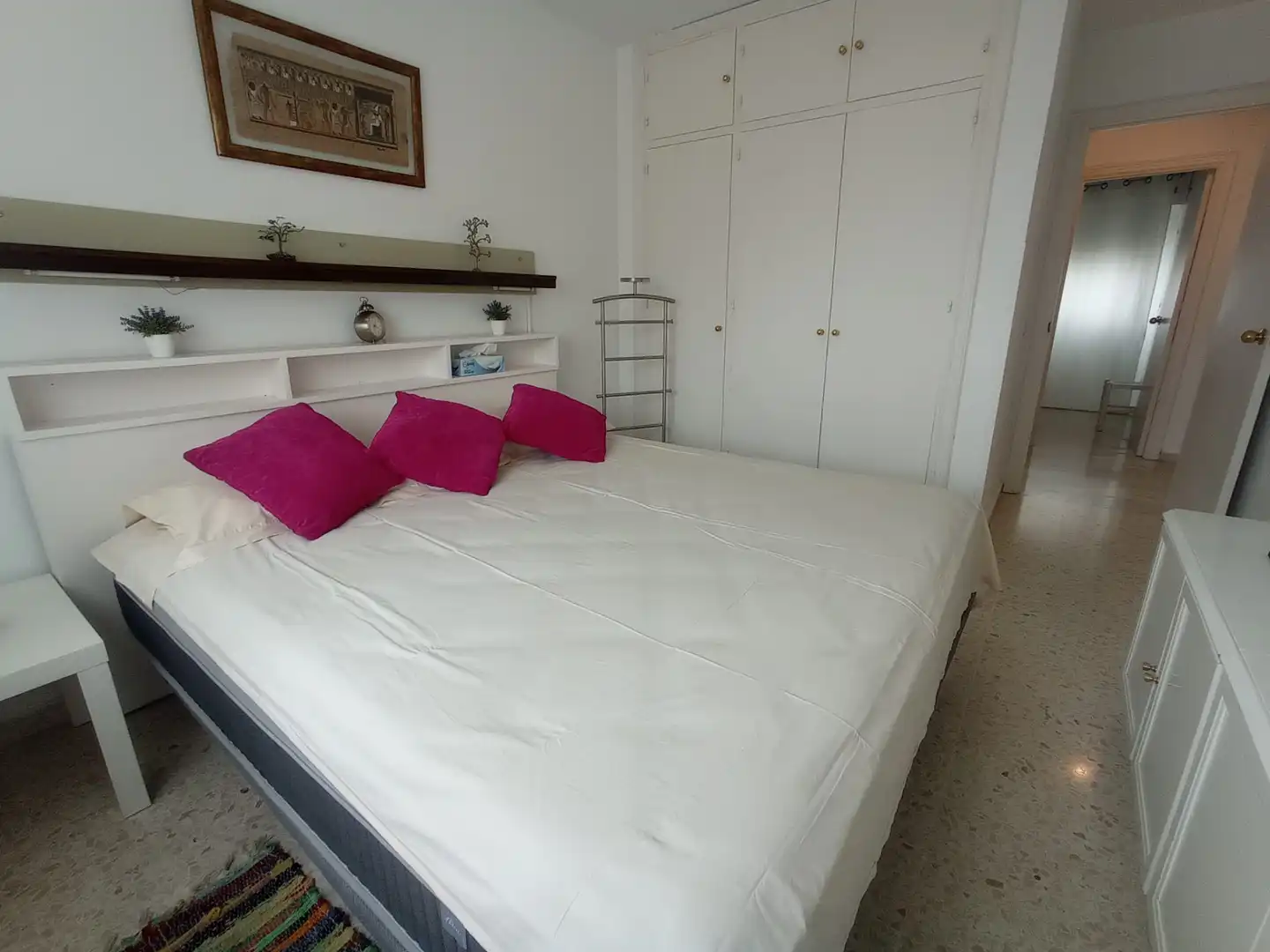 Schlafzimmer von Wohnung zur Miete in Fuengirola mit Klimaanlage, Terrasse und Möbliert
