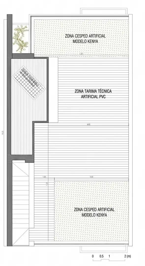 Garten von Einfamilien-Reihenhaus zum Verkauf in Torrelodones mit Heizung, Privatgarten und Gemeinschaftspool