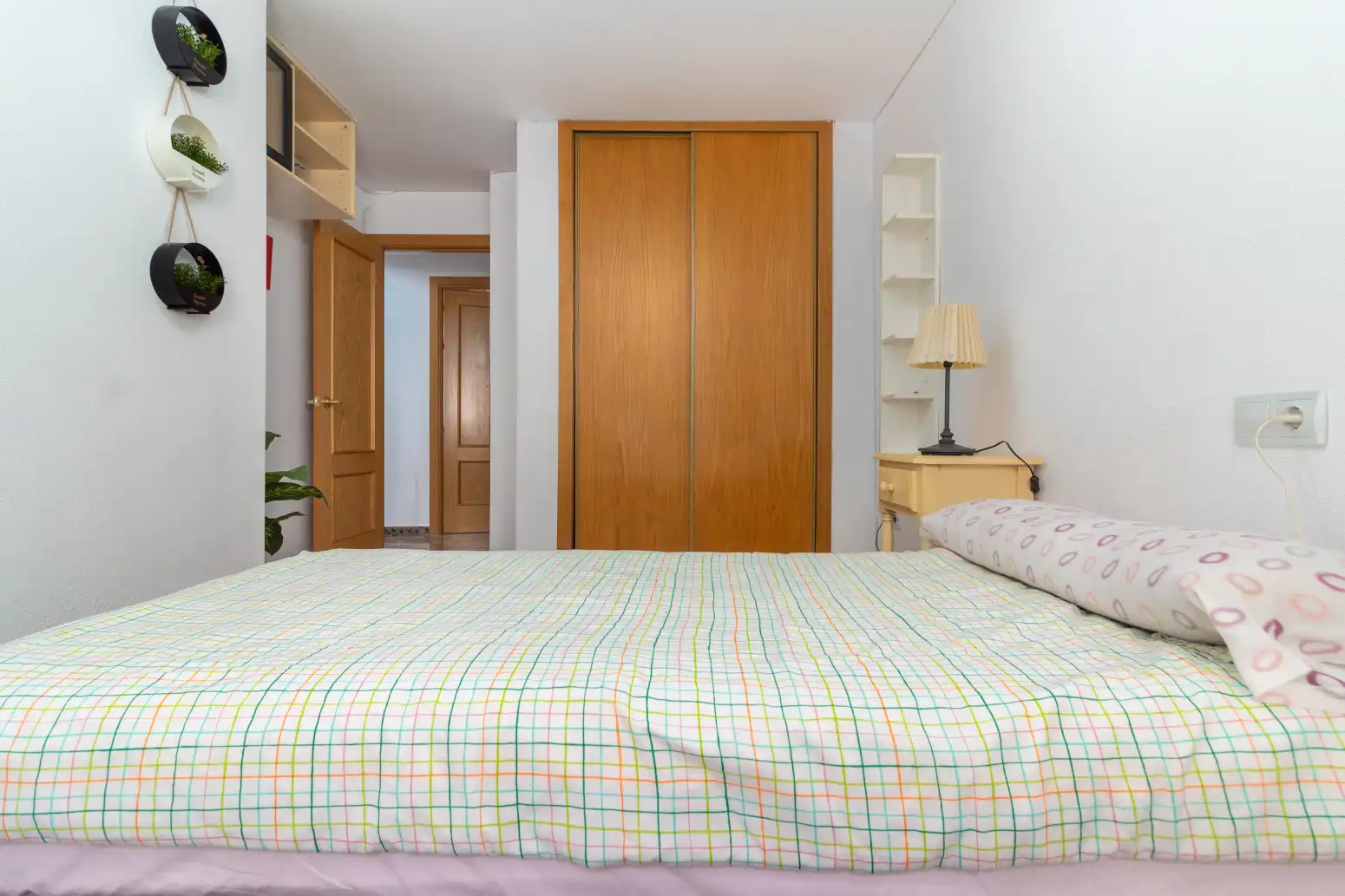 Schlafzimmer von Wohnung zur Miete in Sagunto / Sagunt mit Klimaanlage, Heizung und Möbliert