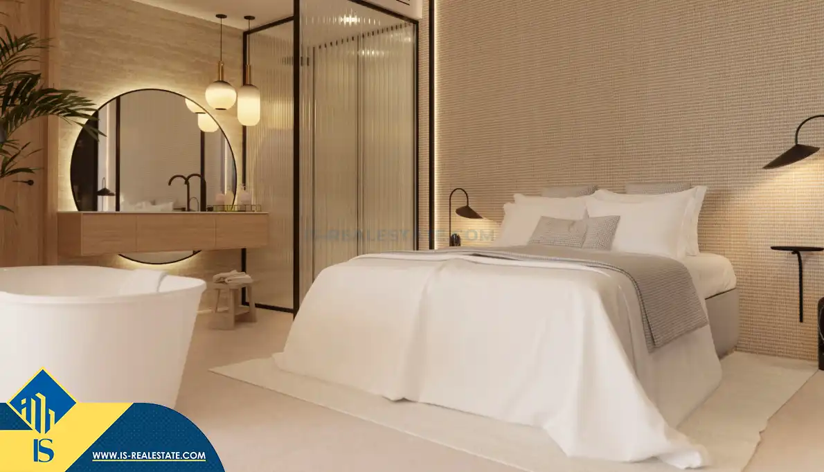 Dormitori de Apartament en venda en Santa Eulària des Riu amb Terrassa, Piscina i Balcó