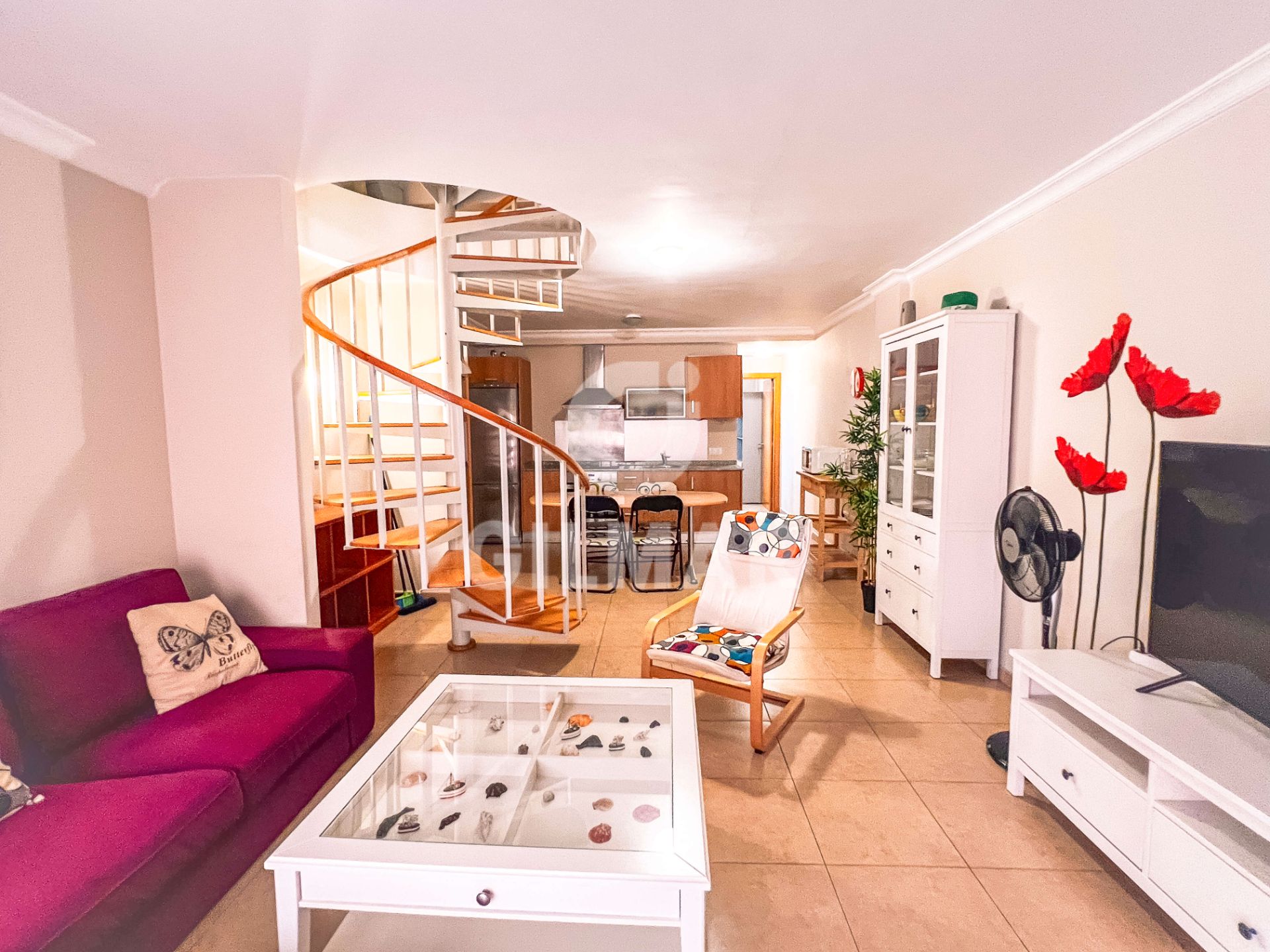 Living room of Duplex for sale in Guía de Isora  with Terrace, Storage room and Furnished