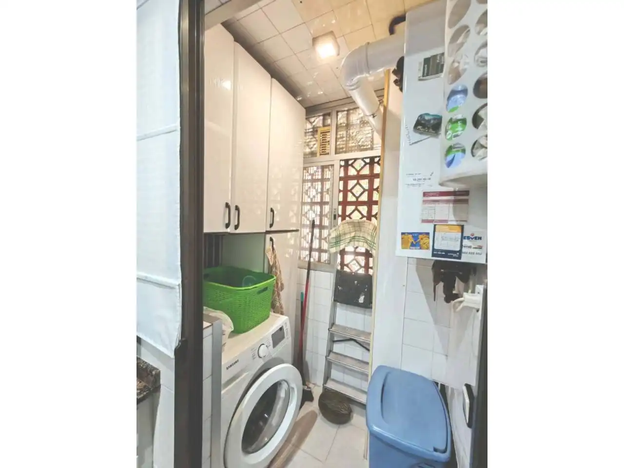 Küche von Wohnung zum Verkauf in Badalona mit Klimaanlage, Heizung und Parkett