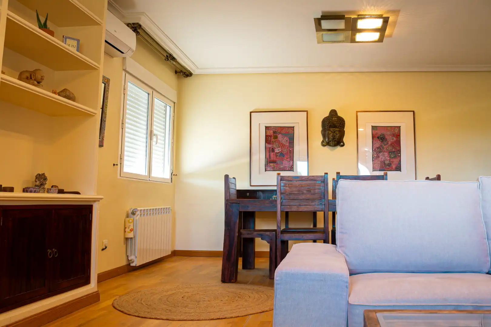 Sala de estar de Casa o chalet en venta en Villalbilla con Aire acondicionado, Calefacción y Jardín privado