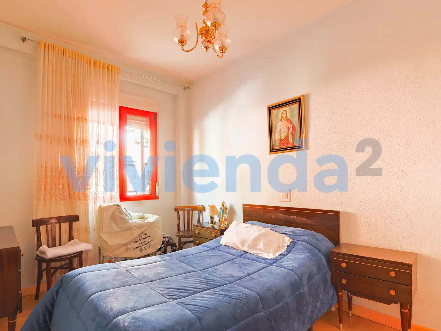 Schlafzimmer von Wohnung zum Verkauf in Madrid mit Heizung und Abstellraum