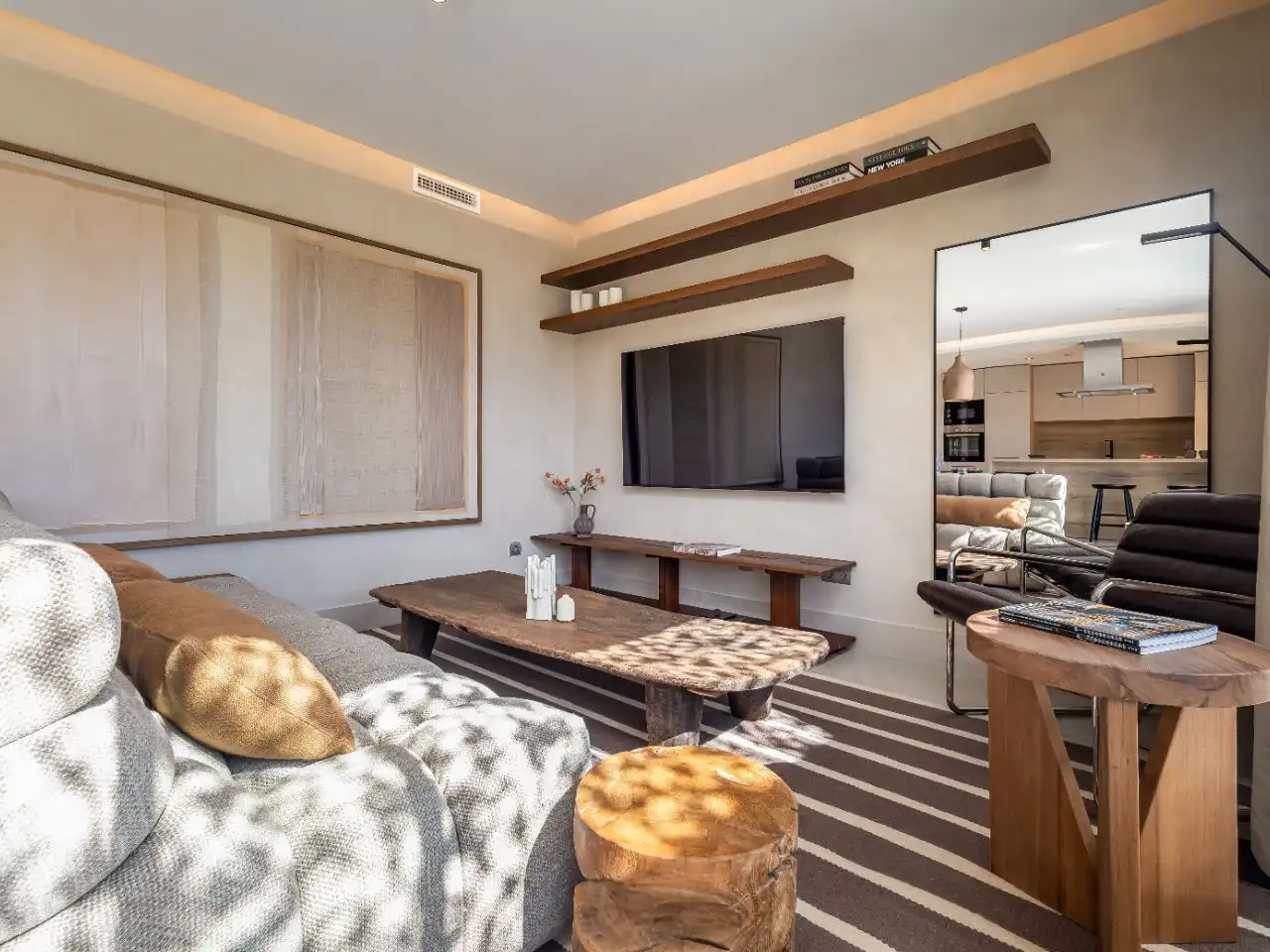 Sala de estar de Apartamento en venta en Mijas con Aire acondicionado, Terraza y Balcón