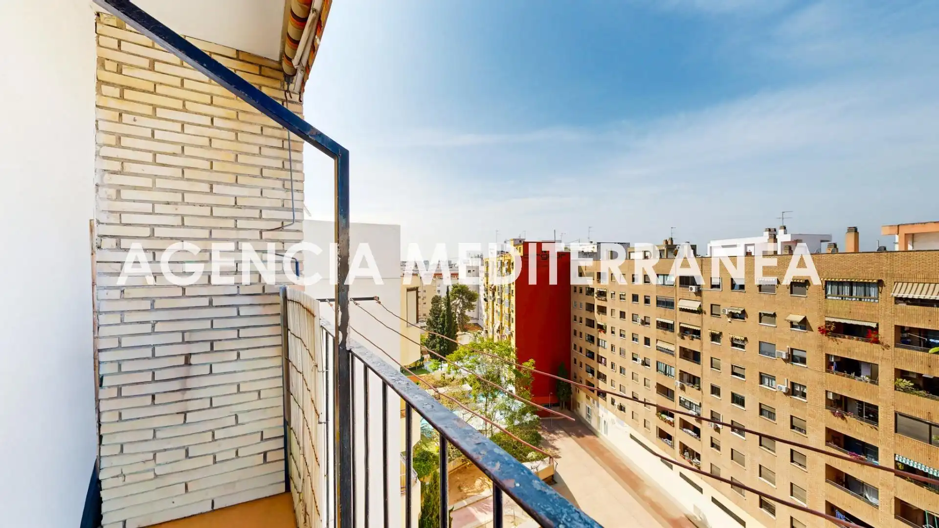 Balcony of Flat for sale in Valencia  with Air Conditioner and Balcony