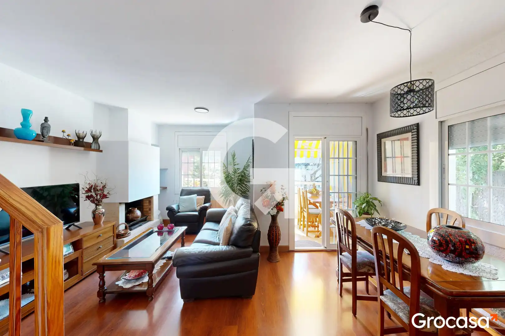 Living room of Houses for sale in Corbera de Llobregat  with Air Conditioner, Heating and Private garden