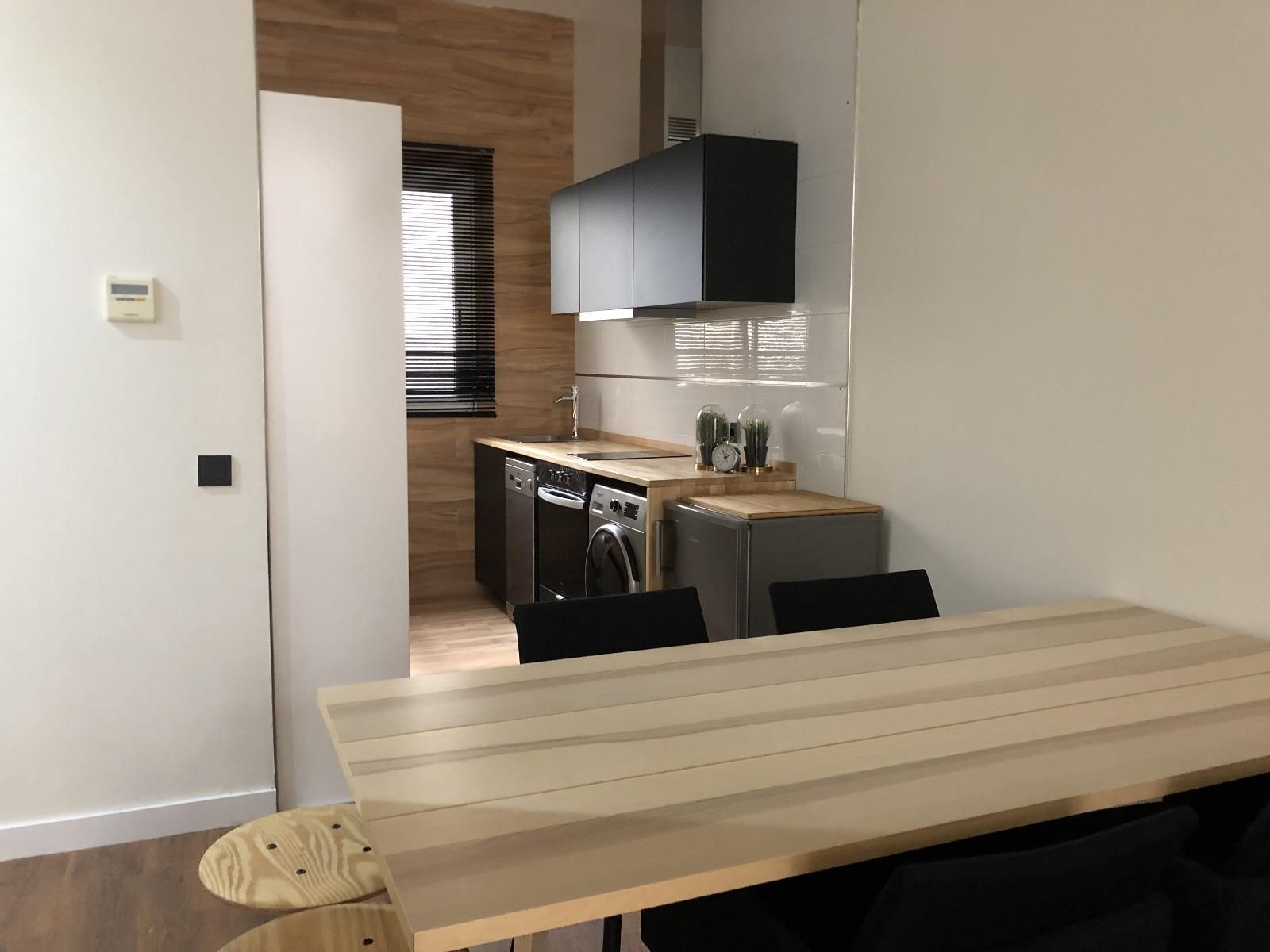 Cuina de Apartament de lloguer en  Valencia Capital amb Aire condicionat, Calefacció i Parquet