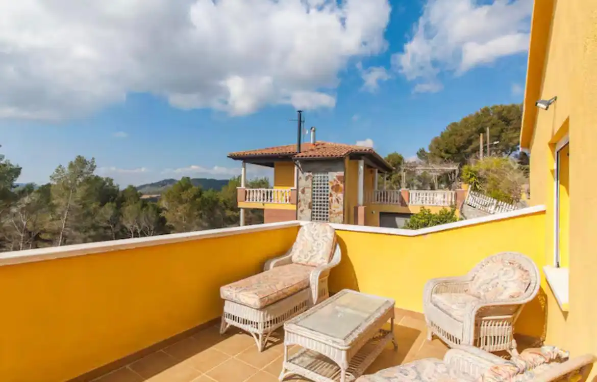 Terrassa de Casa o xalet en venda en Olivella amb Aire condicionat, Jardí privat i Terrassa