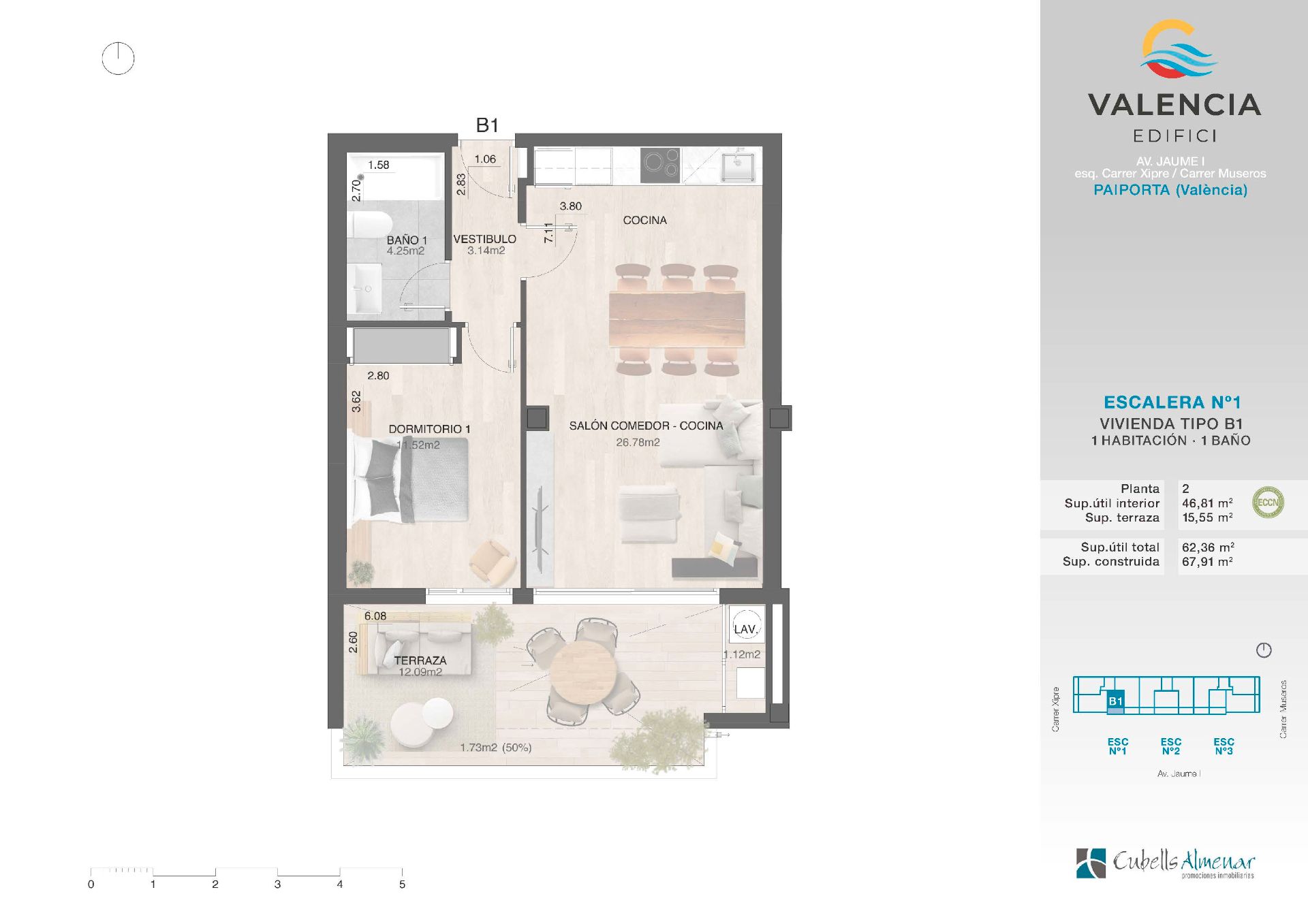 Flat for sale in Carrer Jaume I, 35, Metro - Auditorio