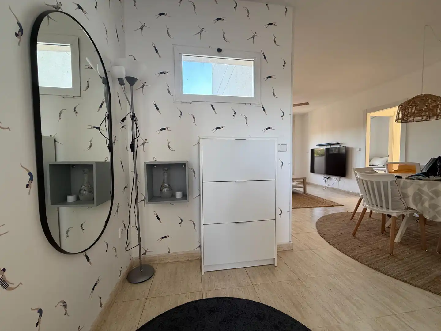 Living room of Flat for rent in Cartagena  with Furnished, Balcony and Community pool