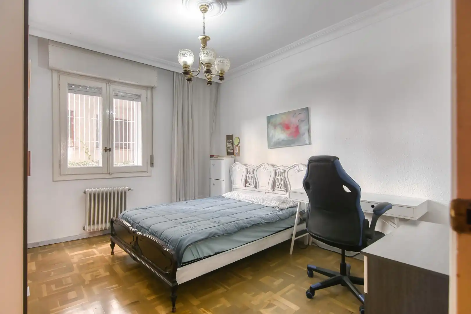Bedroom of Flat for sale in  Pamplona / Iruña  with Heating, Storage room and Balcony