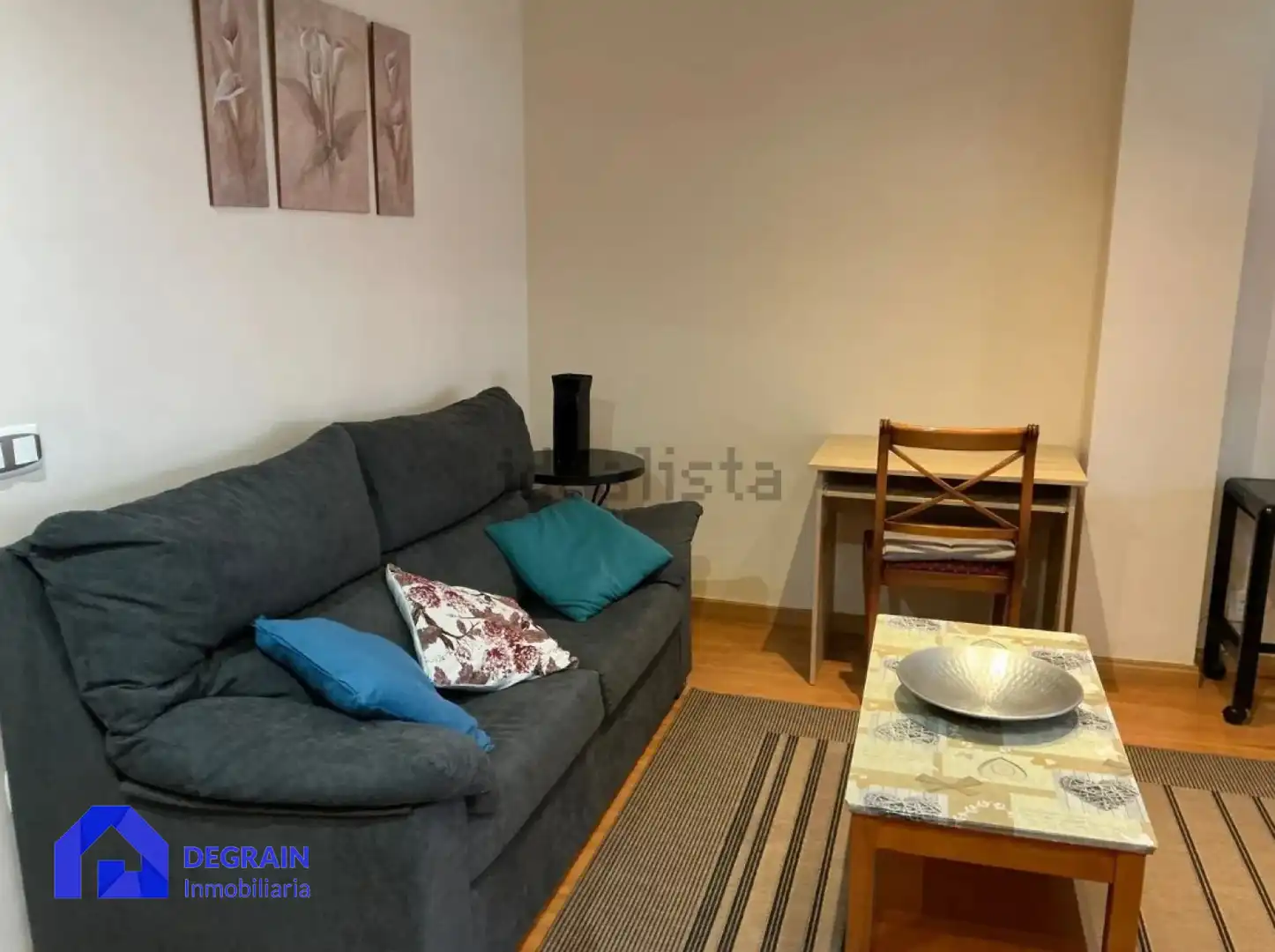 Sala d'estar de Pis de lloguer en Oviedo  amb Calefacció i Moblat