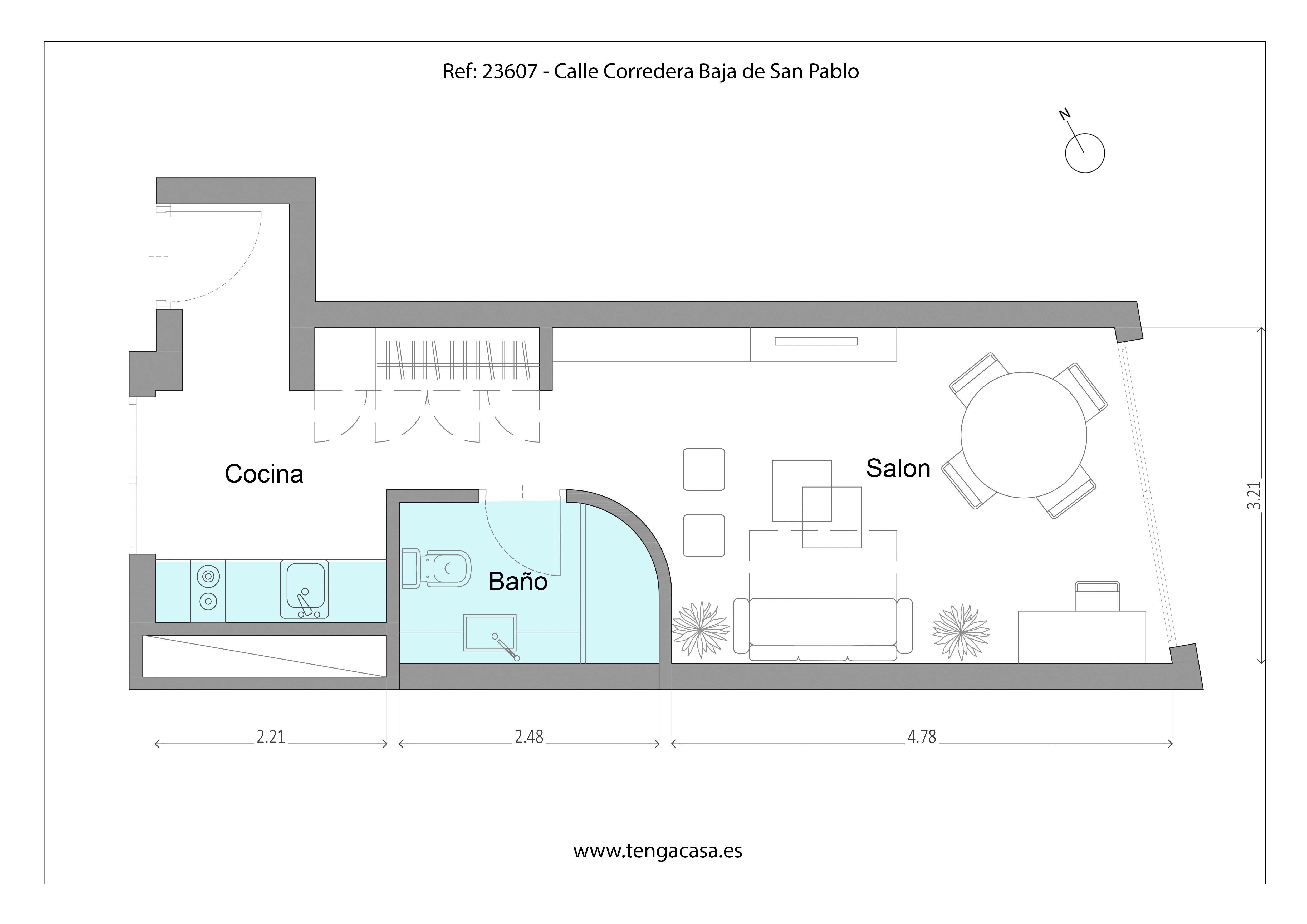 Study to rent in Corredera Baja de San Pablo, Universidad - Malasaña