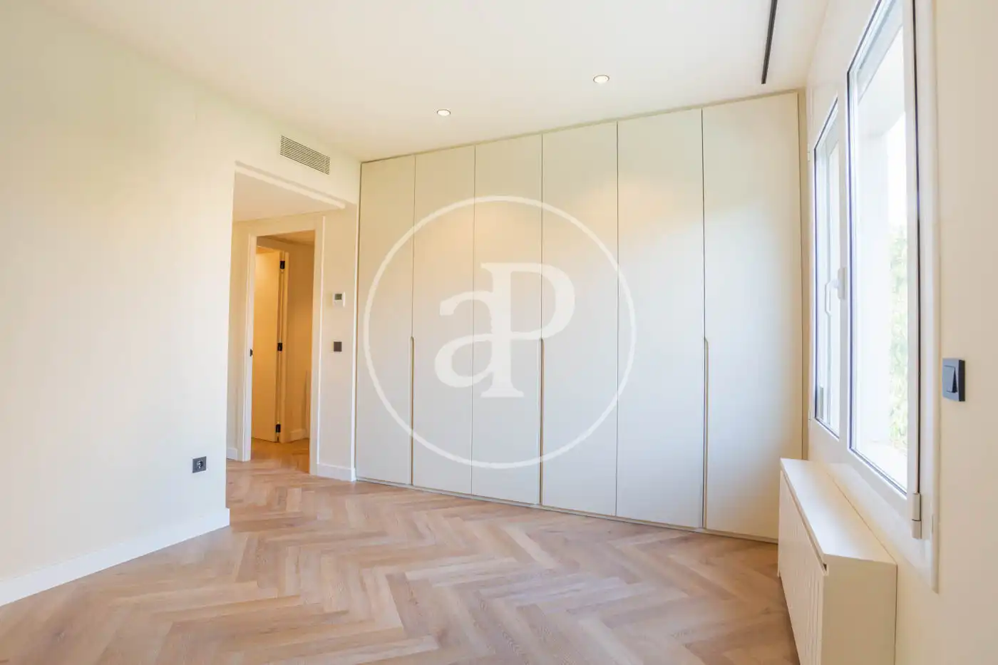 Bedroom of Flat for rent in Barcelona  with Air Conditioner, Heating and Private garden