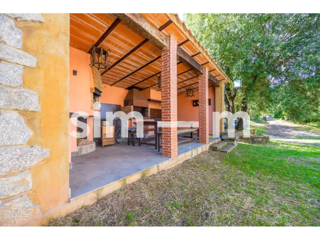 Jardí de Finca rústica en venda en El Brull amb Calefacció, Jardí privat i Terrassa