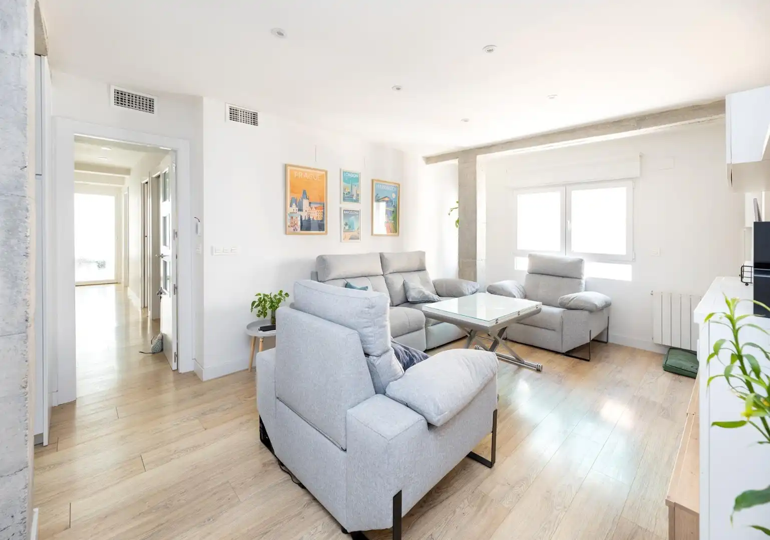 Sala de estar de Piso en venta en Granada con Terraza