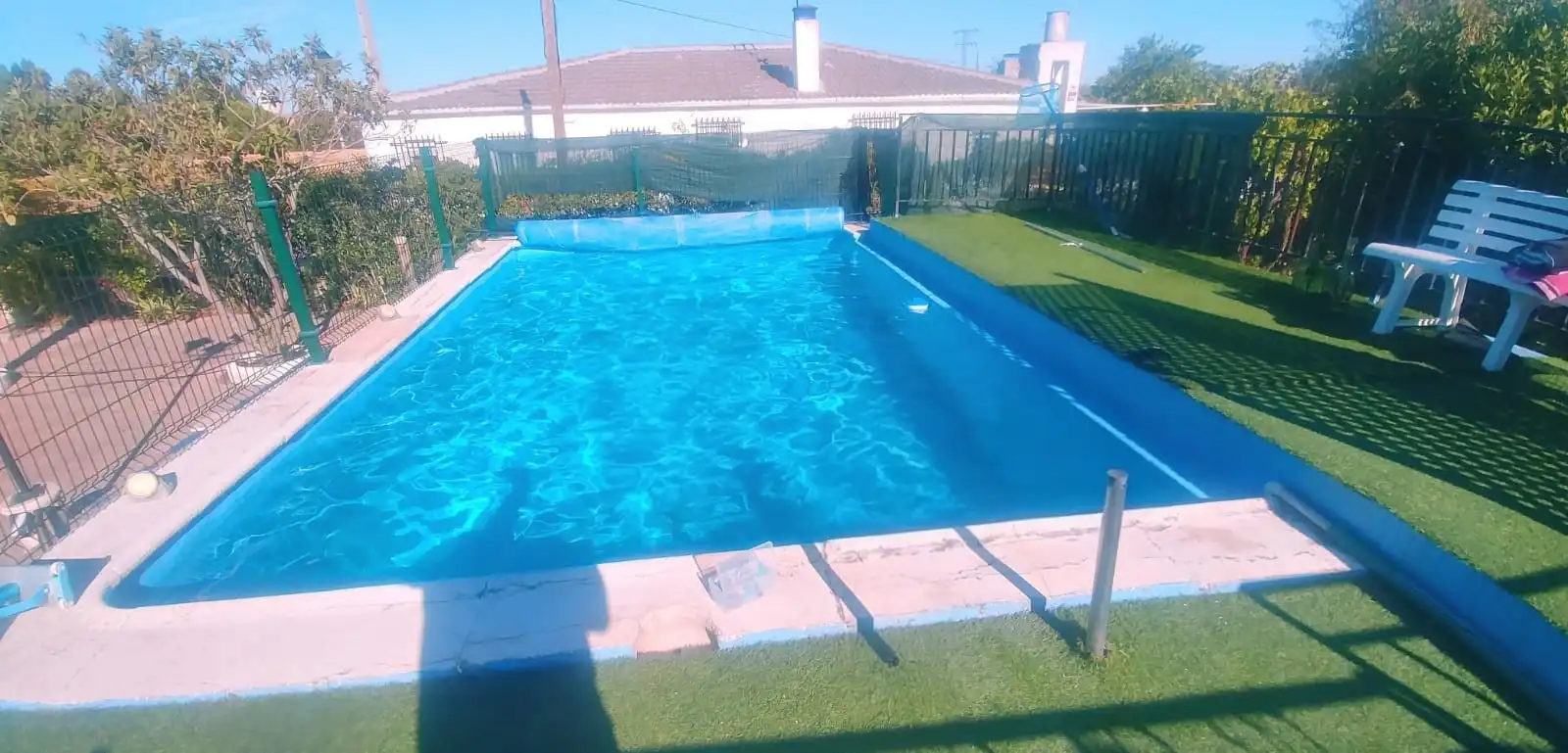 Schwimmbecken von Haus oder Chalet zum Verkauf in El Viso de San Juan mit Privatgarten und Schwimmbad