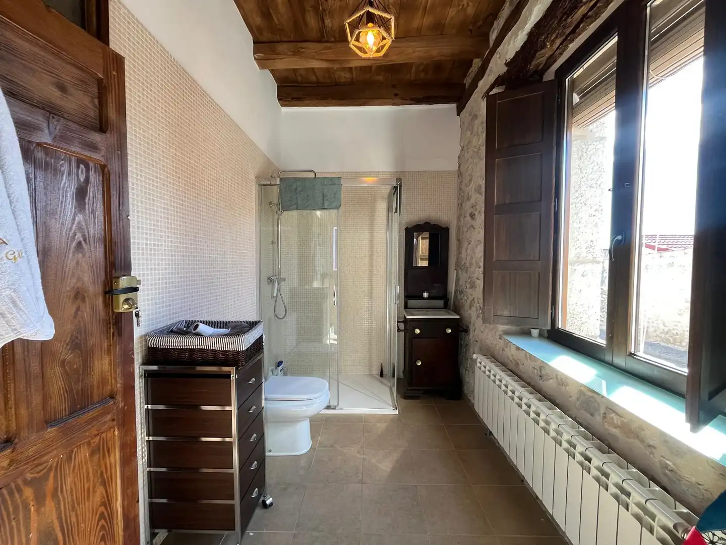 Baño de Casa o chalet en venta en La Parrilla  con Calefacción, Amueblado y Alarma