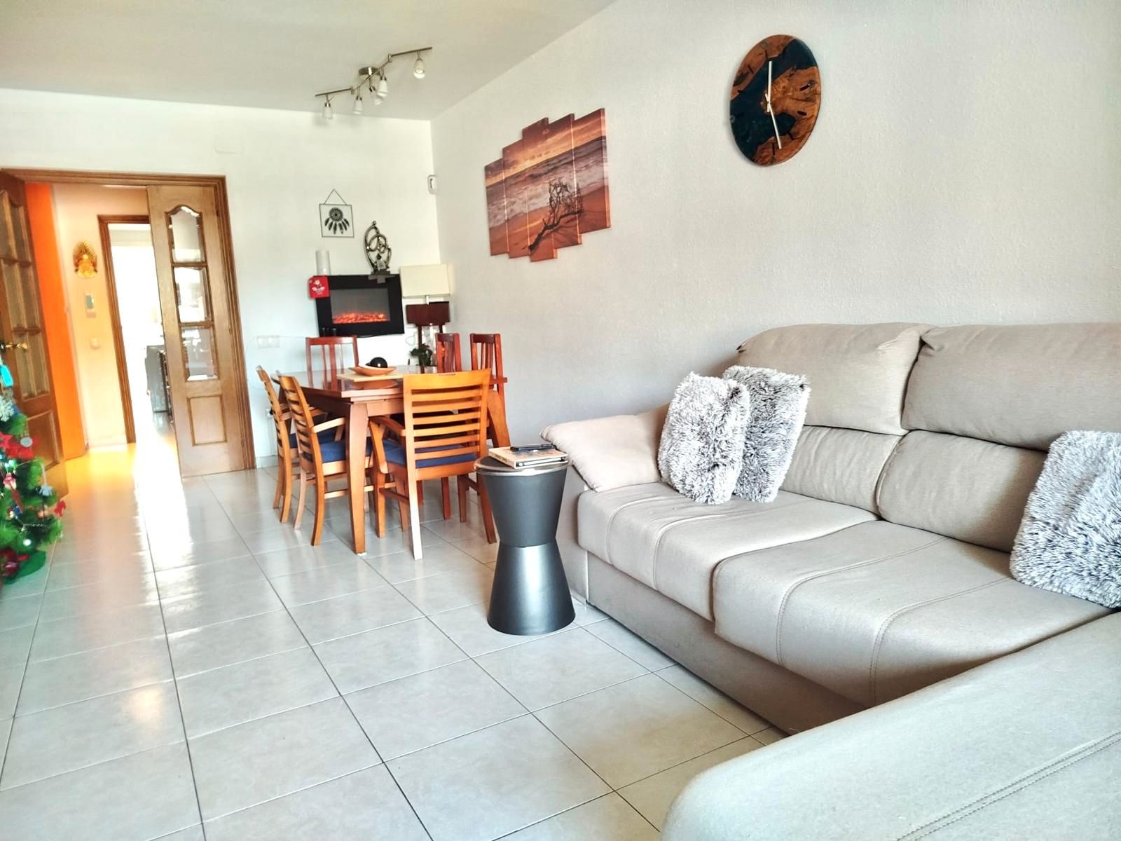 Living room of Flat for sale in Vilalba Sasserra  with Furnished