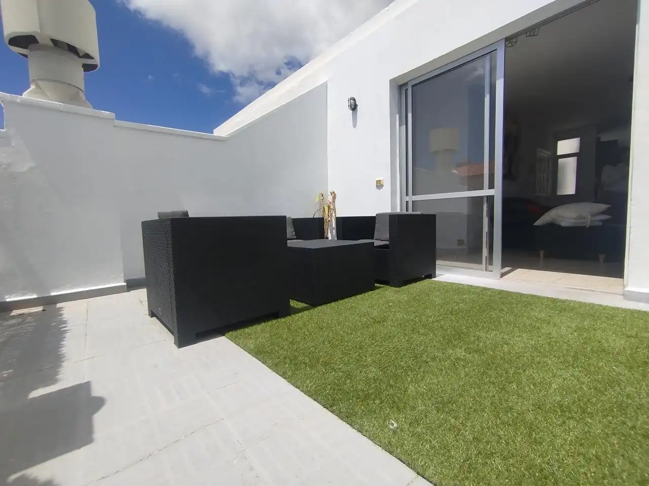 Terrasse von Dachboden zur Miete in Santa Lucía de Tirajana mit Terrasse und Möbliert