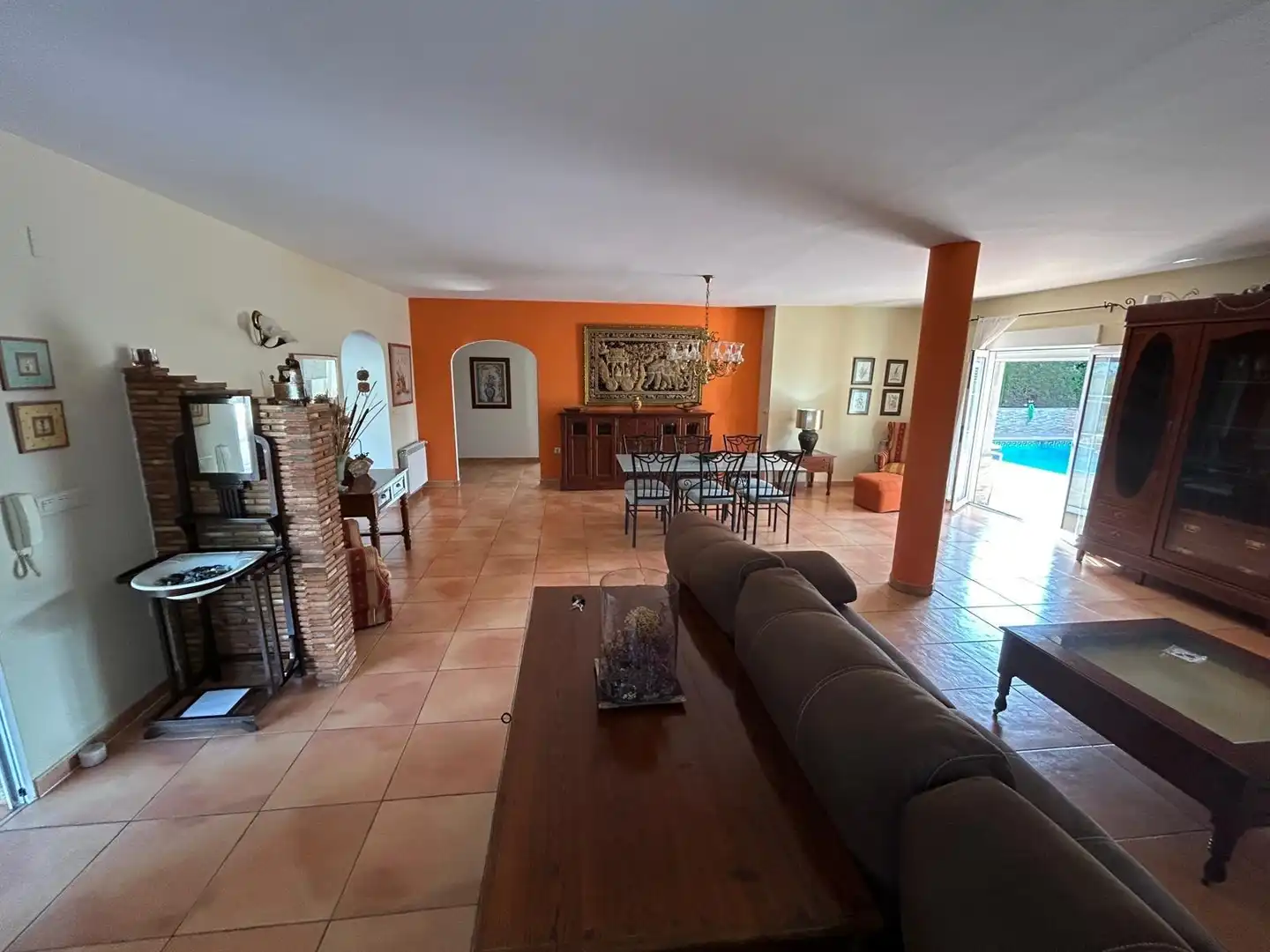Sala de estar de Casa o chalet en venta en La Font d'en Carròs con Aire acondicionado, Calefacción y Jardín privado