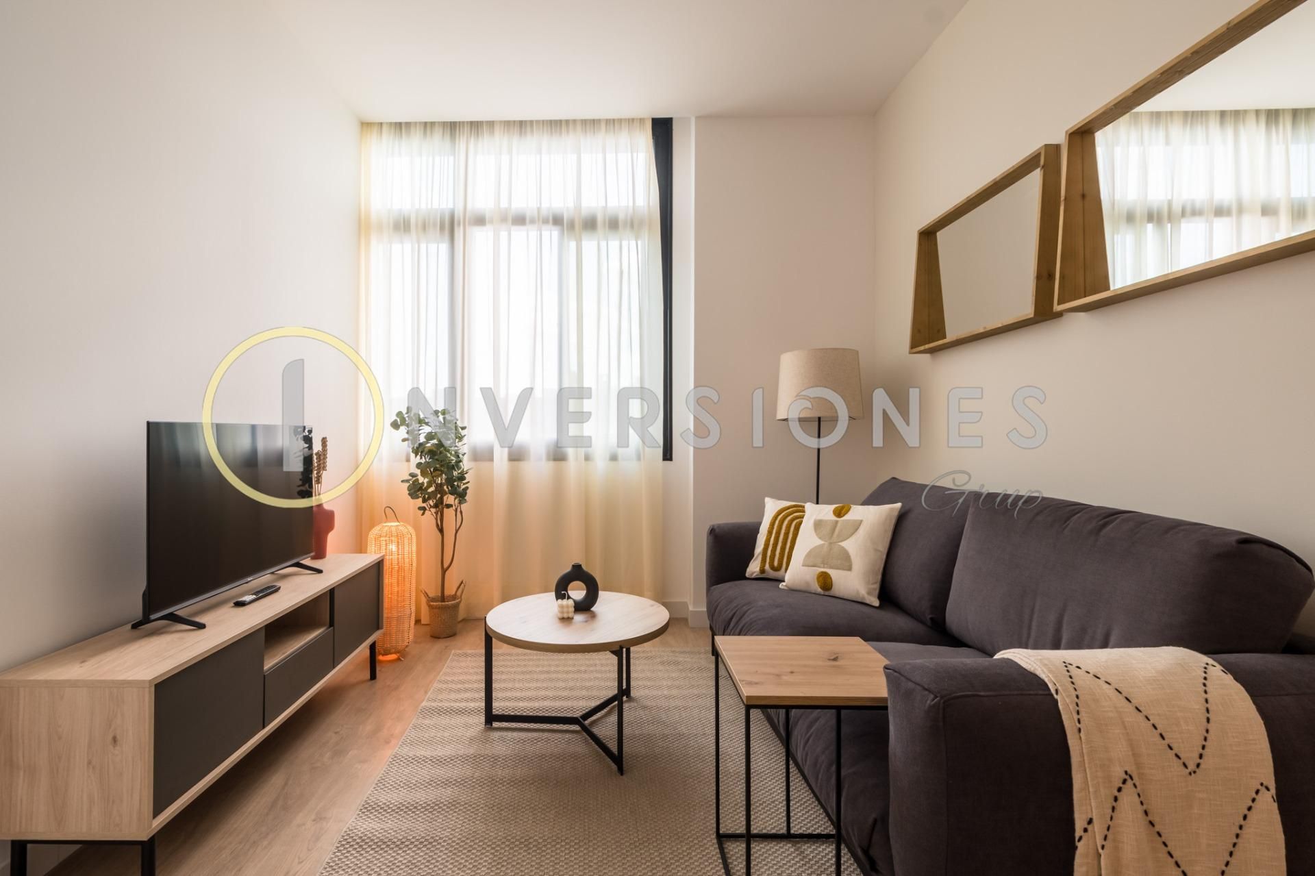 Living room of Flat to rent in  Barcelona Capital  with Air Conditioner and Heating