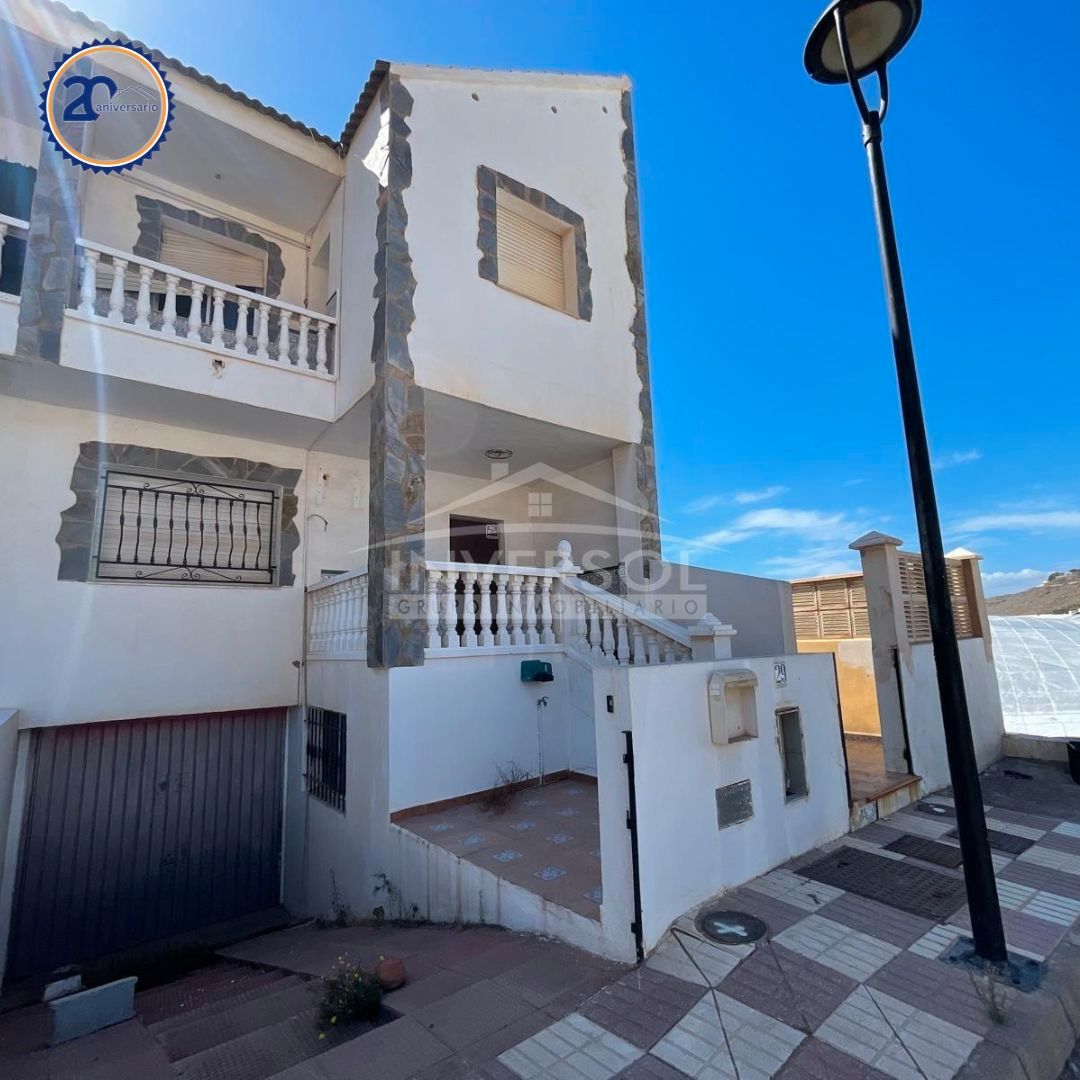 Exterior view of Single-family semi-detached for sale in Balanegra  with Terrace, Storage room and Balcony