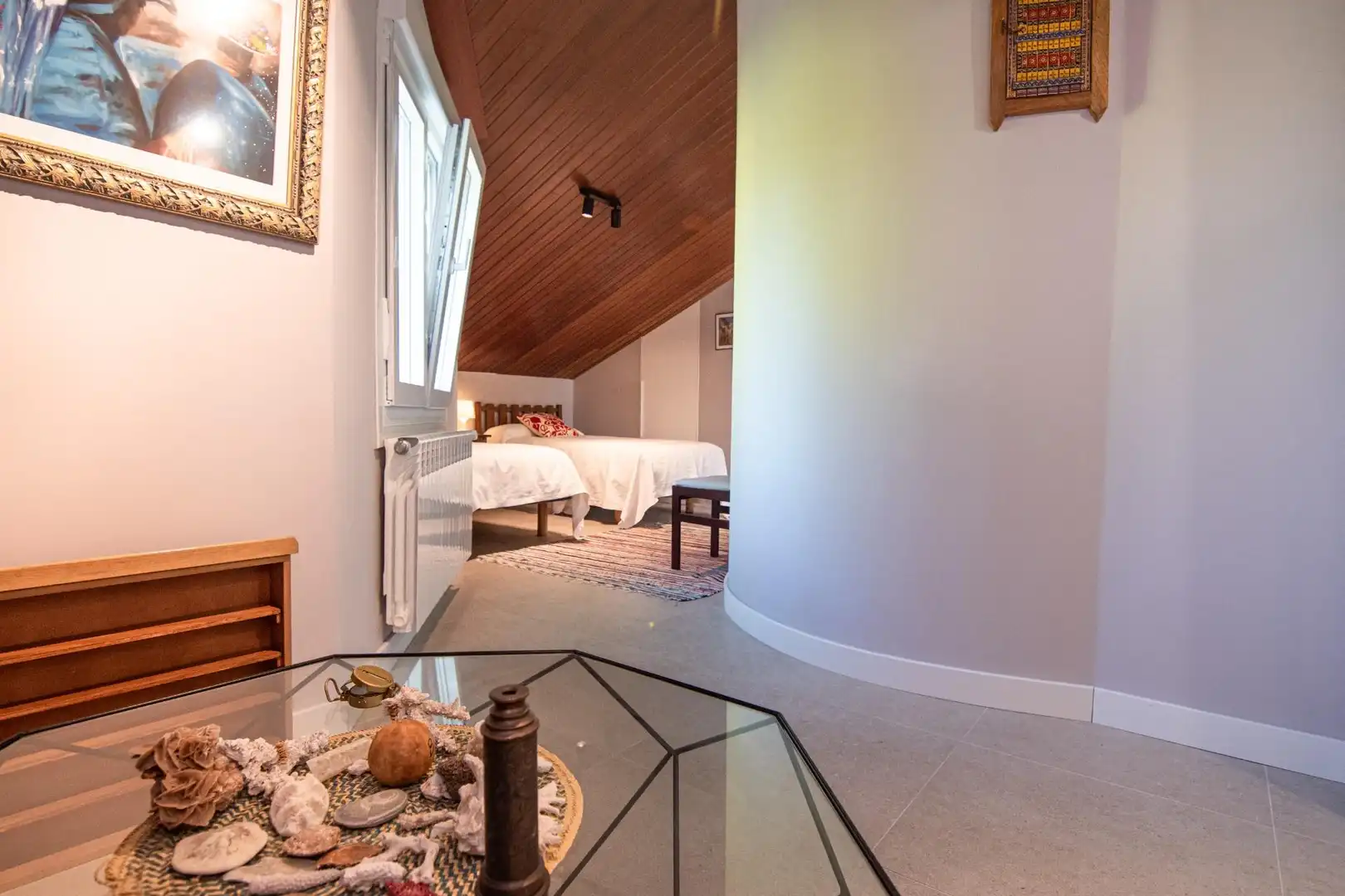 Schlafzimmer von Haus oder Chalet zum Verkauf in Oleiros mit Heizung, Privatgarten und Abstellraum