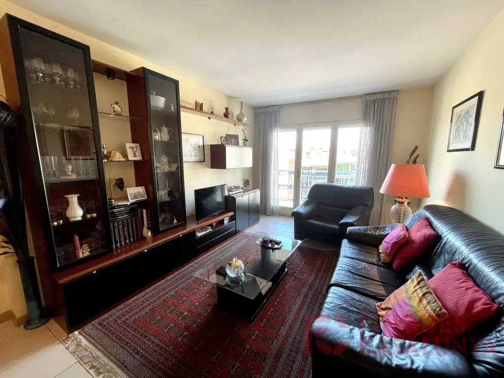 Wohnzimmer von Wohnung zum Verkauf in Girona Capital mit Terrasse und Balkon