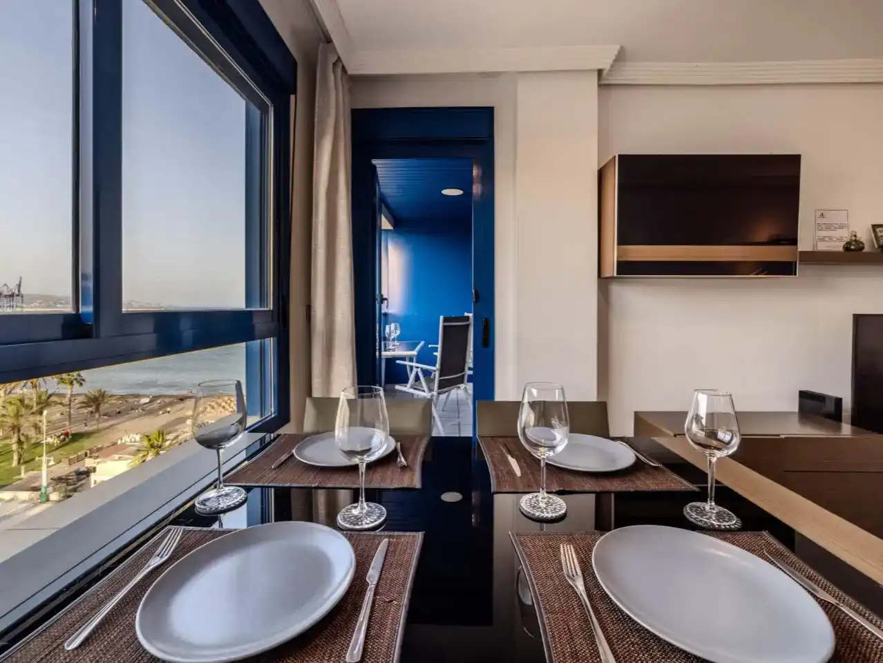 Dining room of Flat for sale in Málaga Capital  with Air Conditioner