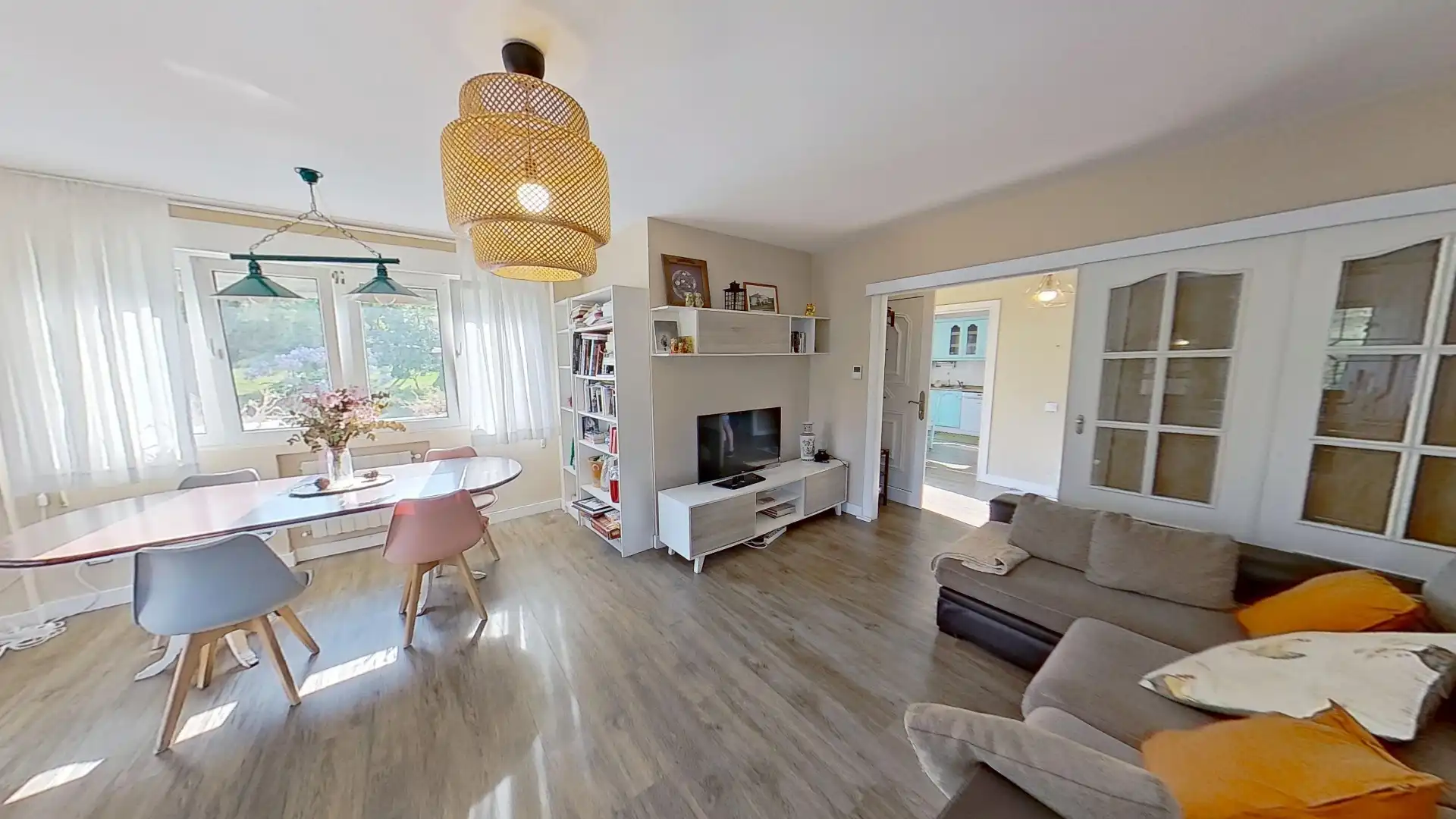 Sala de estar de Casa o chalet en venta en Gijón  con Calefacción, Jardín privado y Parquet