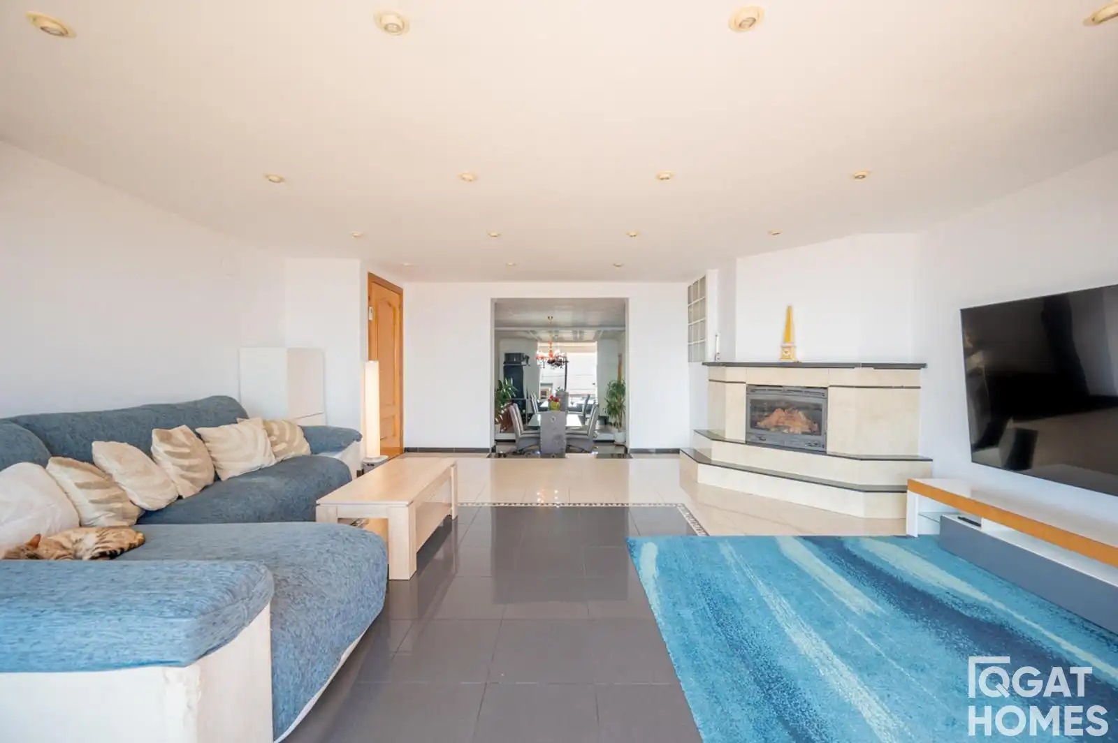 Sala d'estar de Casa o xalet en venda en Barcelona amb Aire condicionat, Calefacció i Jardí privat