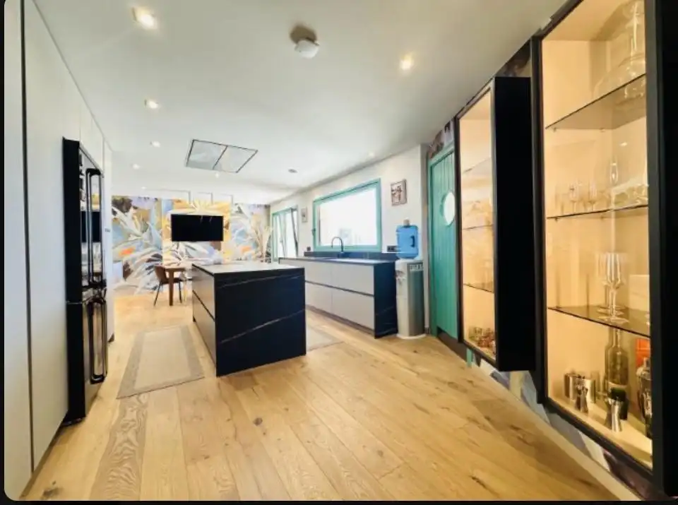 Cocina de Casa o chalet en venta en Mataró con Aire acondicionado, Jardín privado y Parquet