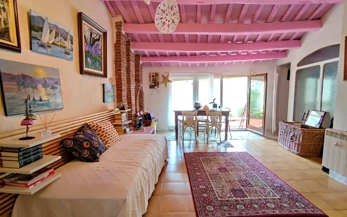 Sala d'estar de Casa adosada en venda en Tossa de Mar amb Terrassa