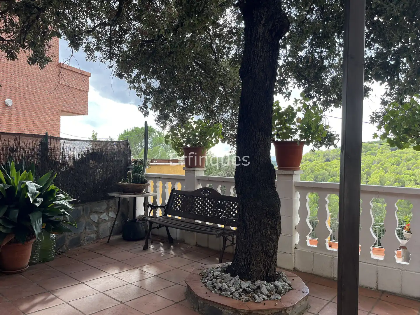 Terrasse von Haus oder Chalet zum Verkauf in Viladecavalls mit Klimaanlage, Heizung und Privatgarten