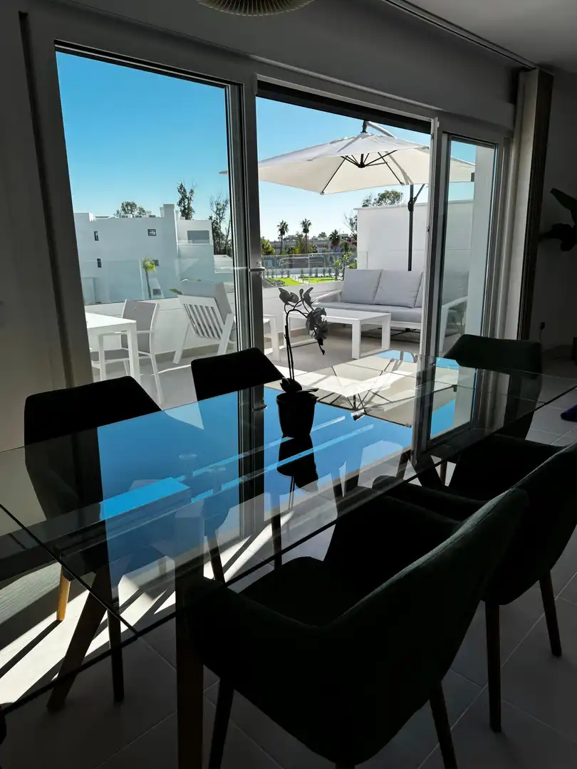 Terrace of Apartments for rent in Estepona  with Air Conditioner, Terrace and Swimming Pool