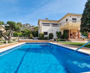 Swimming pool of House or chalet for sale in Lloret de Mar  with Air Conditioner, Terrace and Swimming Pool