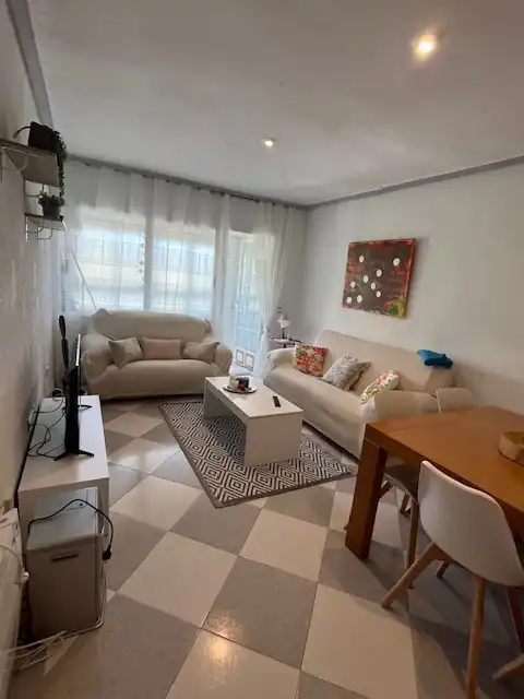 Sala de estar de Piso en venta en Calpe / Calp con Aire acondicionado, Calefacción y Terraza