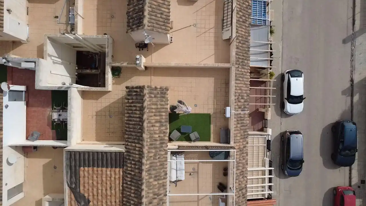 Vista exterior de Casa adosada en venda en Granja de Rocamora amb Aire condicionat i Piscina comunitària