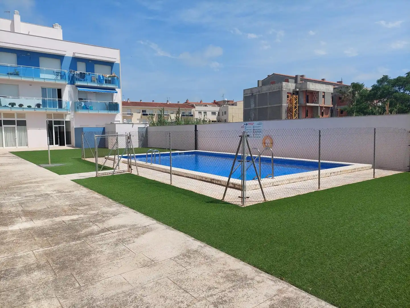 Swimming pool of Flat for sale in Deltebre  with Air Conditioner, Terrace and Furnished